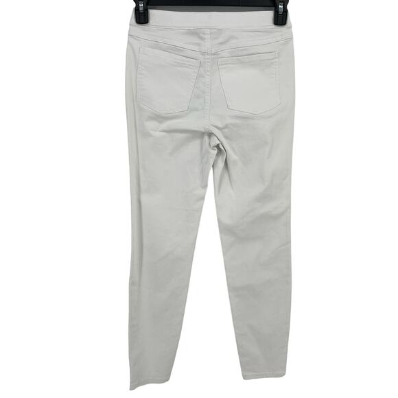 Ming Wang White Denim Pull On Jegging Jeans Womens Size 2 Jeggings - Picture 2 of 5